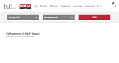 Desktop Screenshot of bptravel.dk